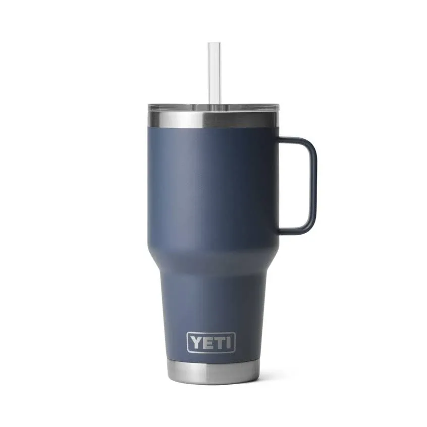 Yeti 35 oz. Rambler Straw Mug Navy