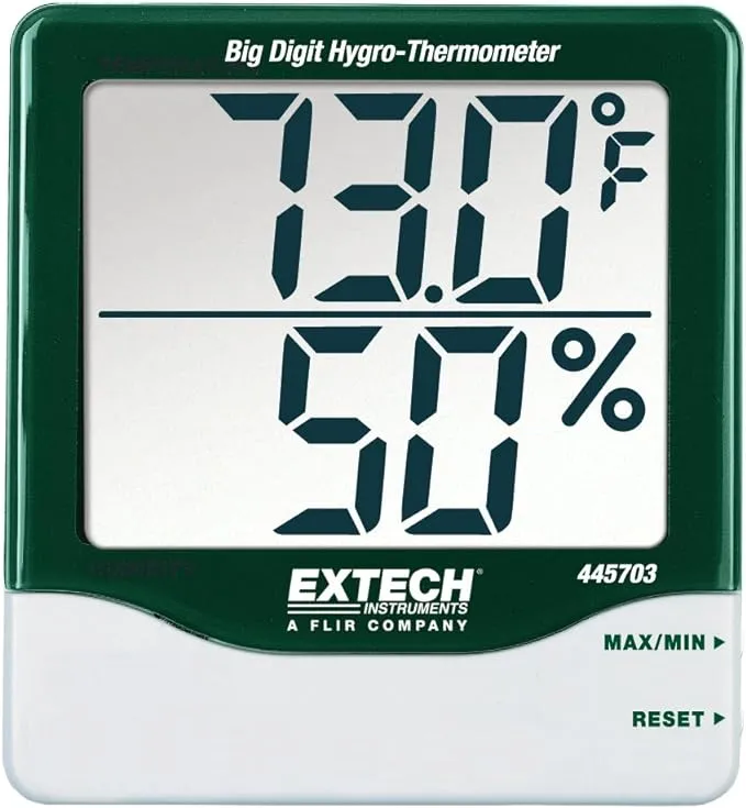 Extech 445703 Big Digit Hygro-Thermometer