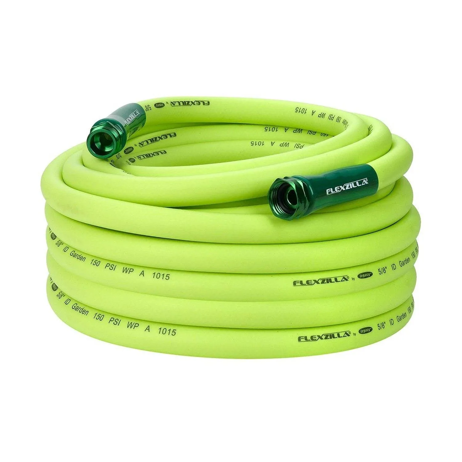 Flexzilla Garden Hose, 3/4" x 100', Flexible Hybrid Polymer, ZillaGreen