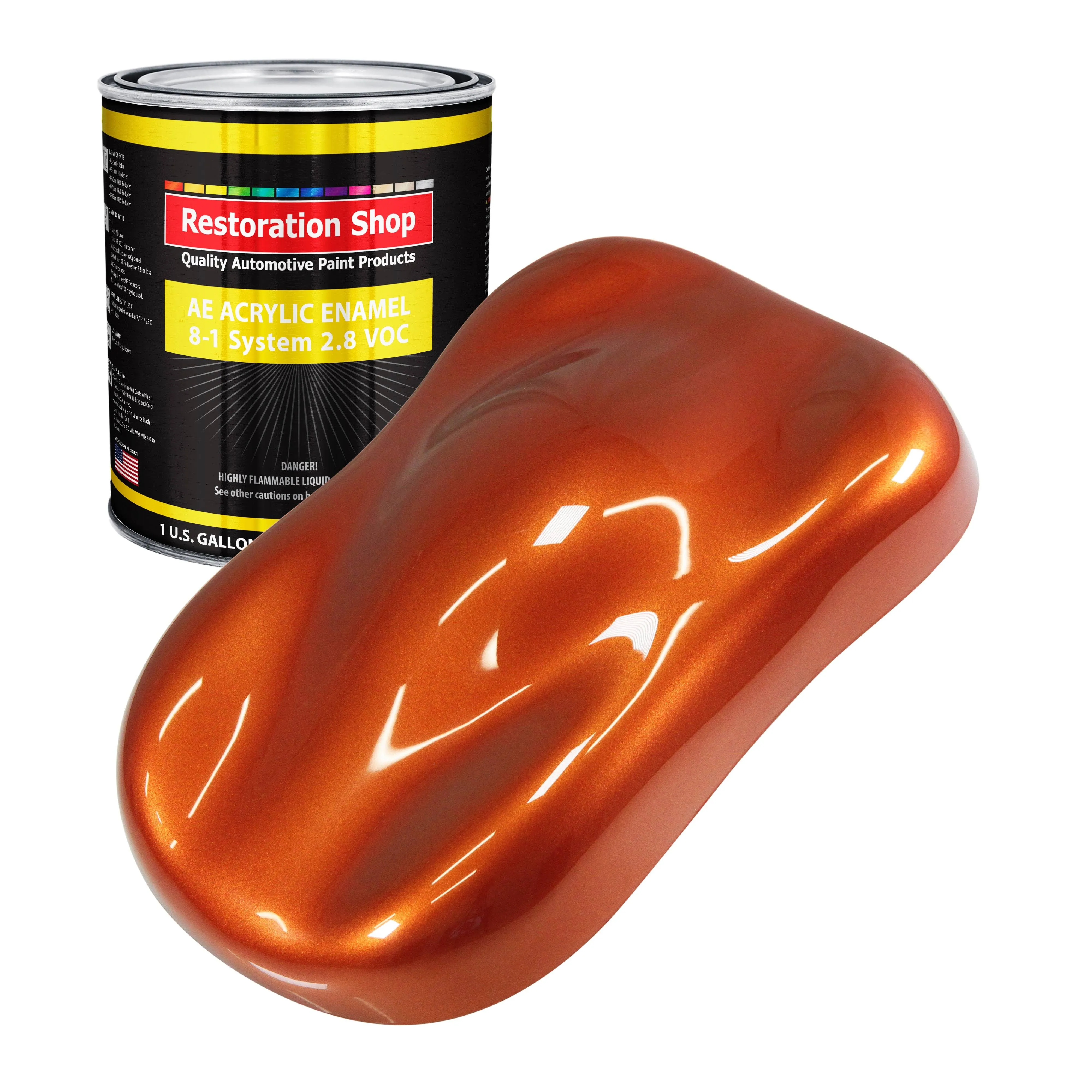 Restoration Shop - Inferno Orange Pearl Metallic Acrylic Enamel Auto Paint ...