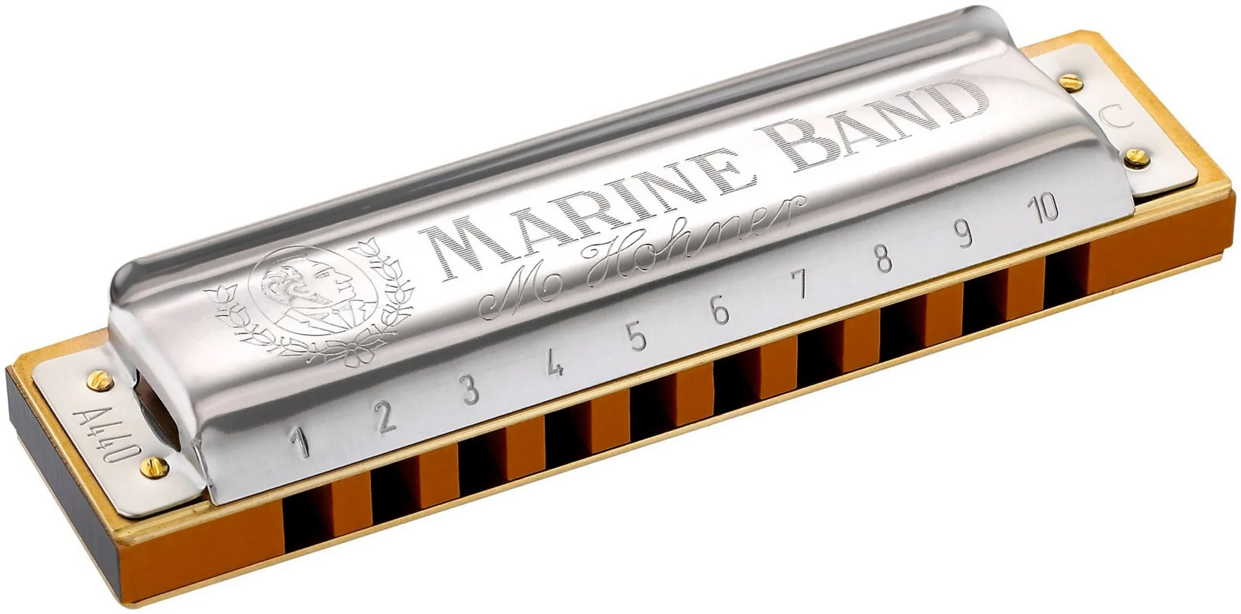 NEW HOHNER MARINE BAND 1896BX-F HARMONICA F HARP  FACTORY SEALED NEW WITH CASE