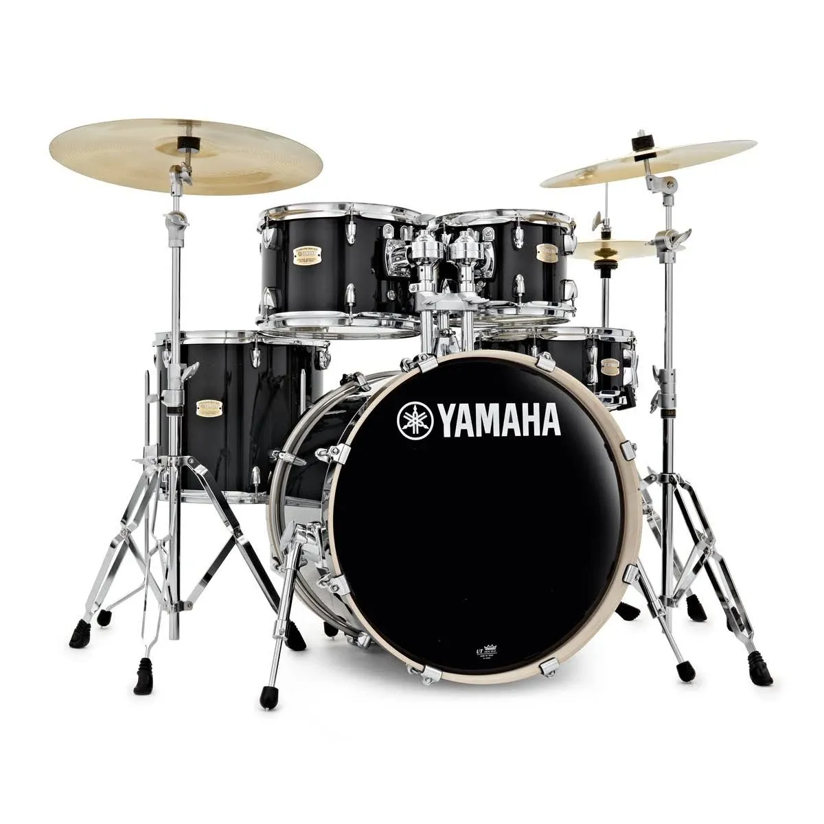 Yamaha Stage Custom Birch 5-Piece Shell Pack with 22" Bass Drum - Raven Black