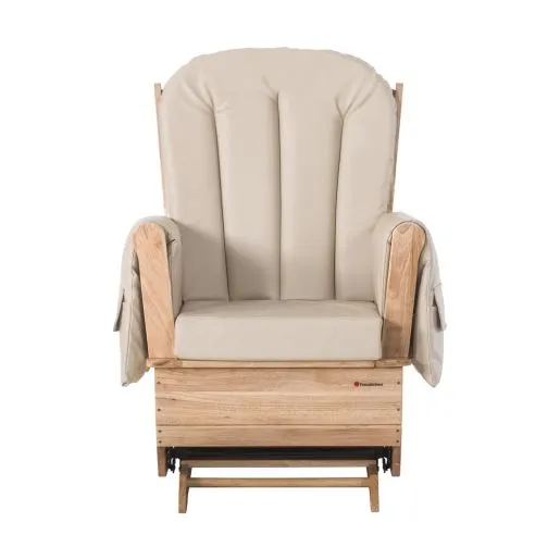 SafeRocker Rocker Glider with Vinyl Cushion - Tan