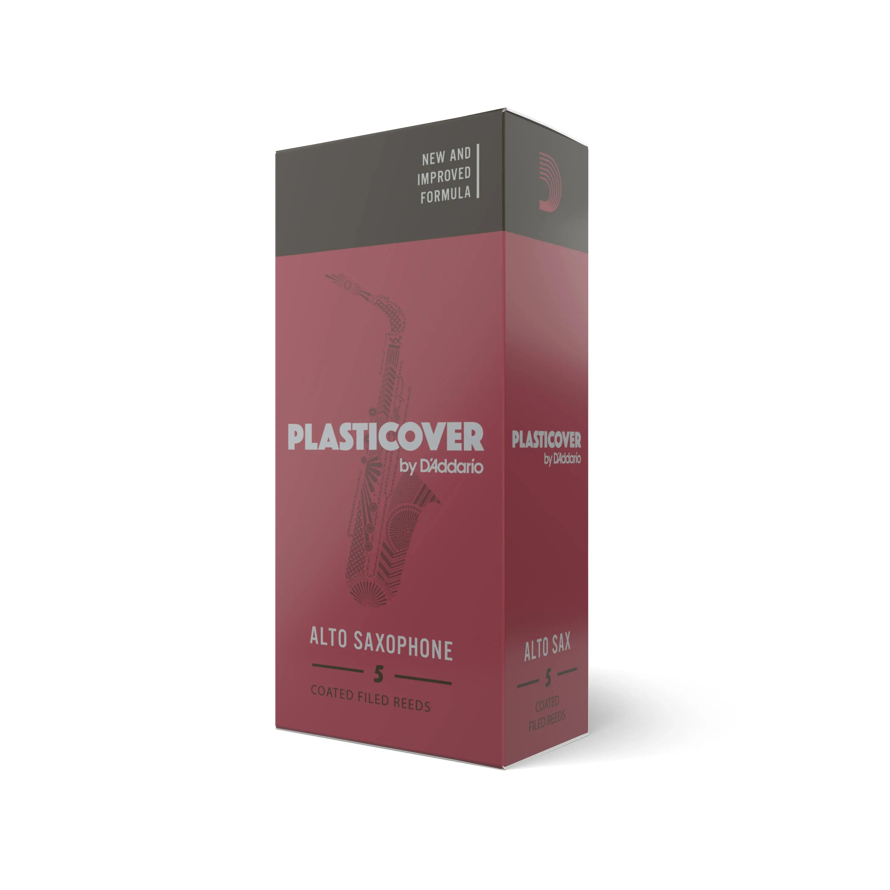 Plasticover Alto Saxophone 3.5 Reeds, 5-Pack