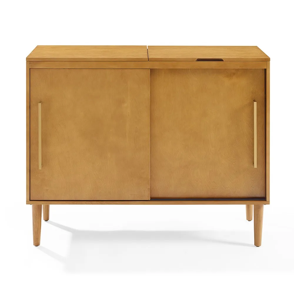 Crosley Everett Media Console Table, Acorn