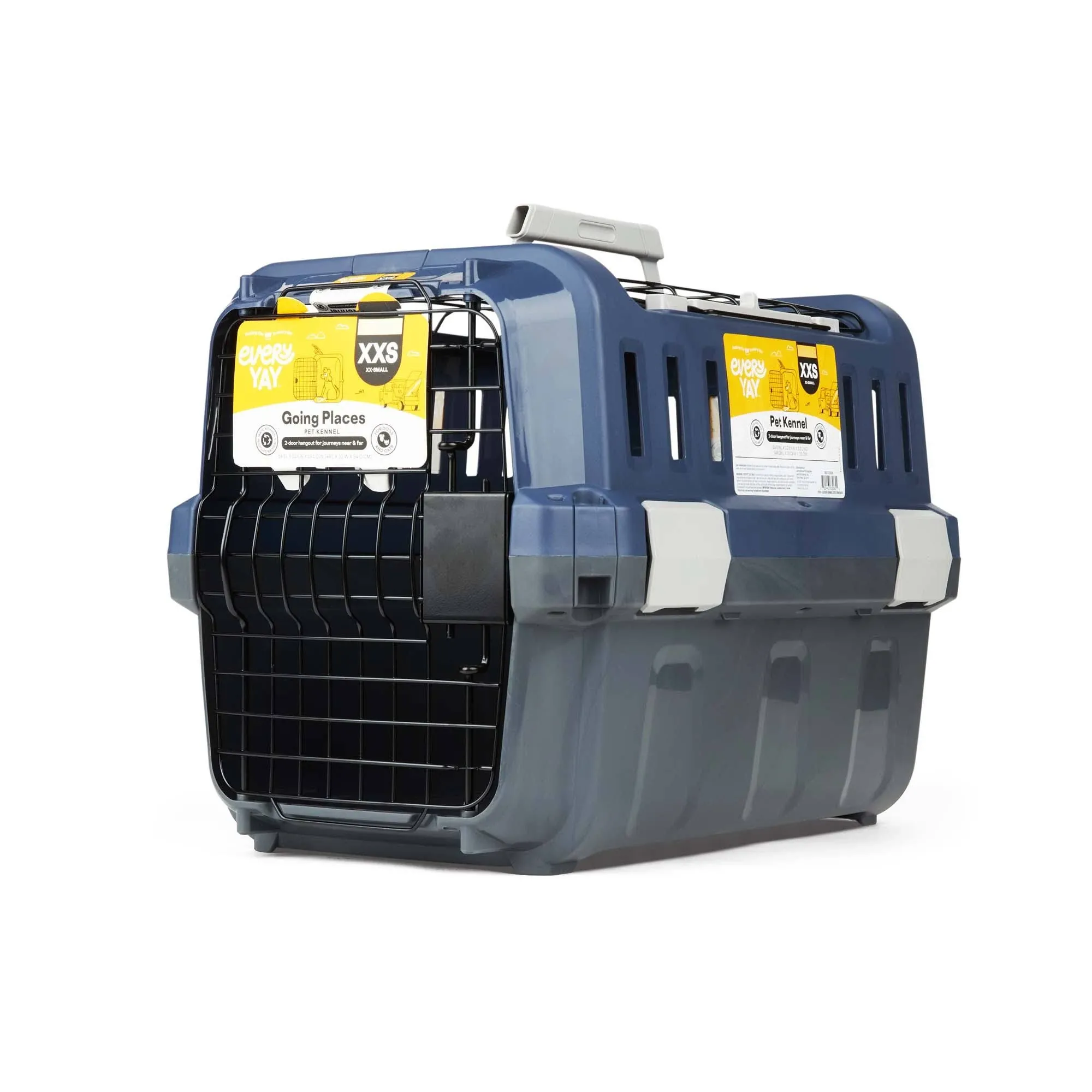 EveryYay XX-Small Dual-Door Portable Pet Kennel