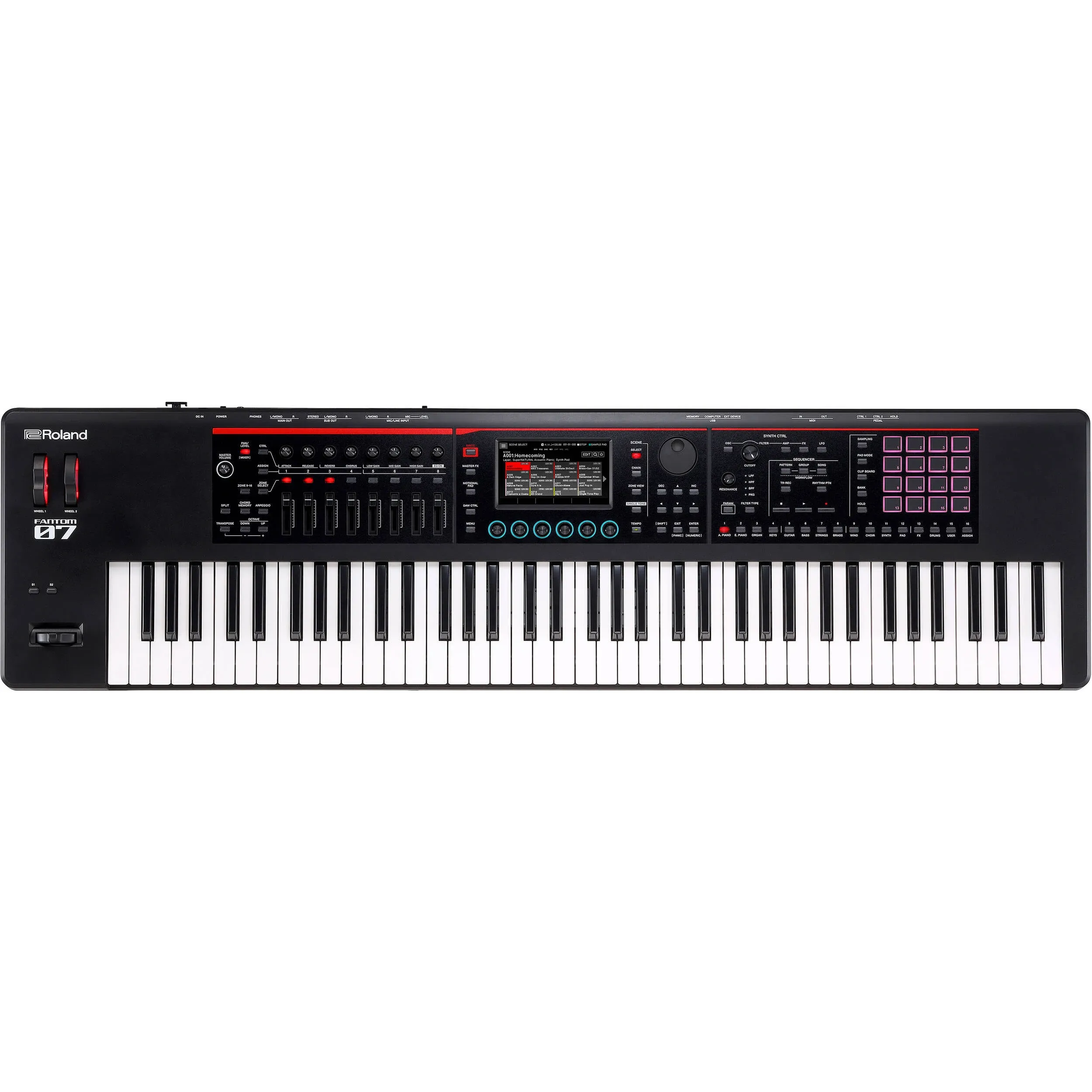 Roland FANTOM-07 76-Key Workstation Keyboard