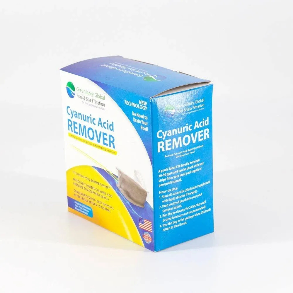 Greenstory Global Cyanuric Acid Remover, 1.5 lb GSG-CYA-1.5