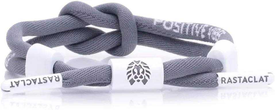 Rastaclat Positive Vibes Bracelet - Grey , Men's