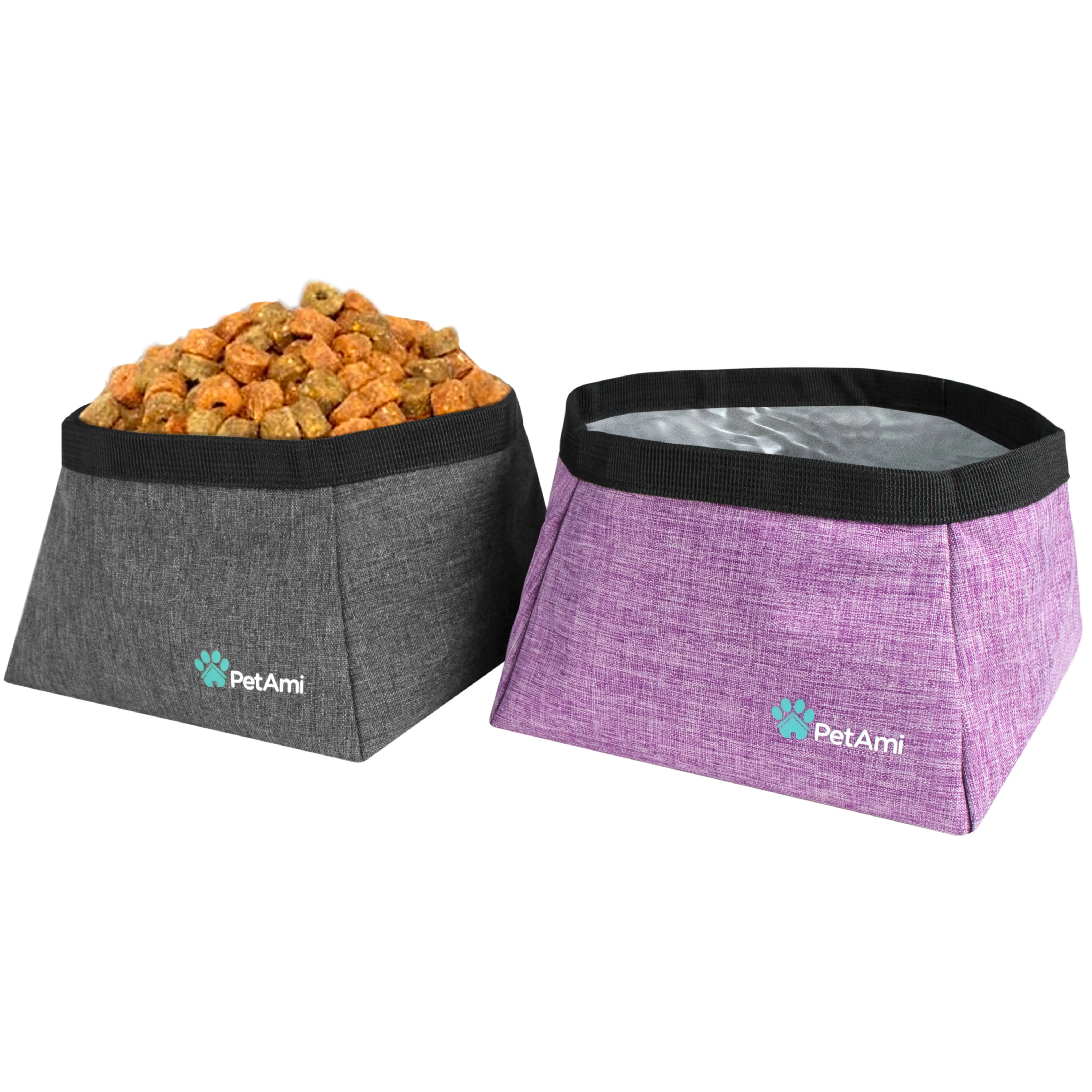 PetAmi Collapsible Dog Travel Bowls