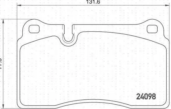 Brembo P85116 Front Brake Pad Set