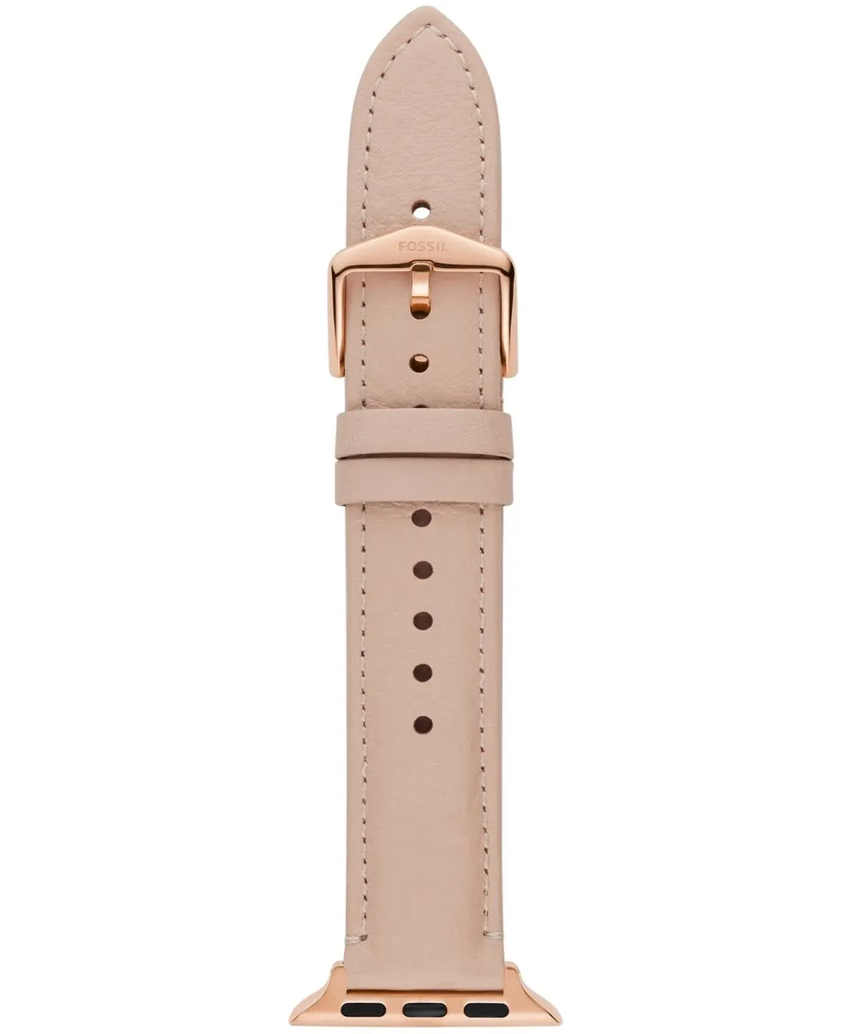 Blush Leather Band For Apple Watch, 38, 40, 41mm In Pink