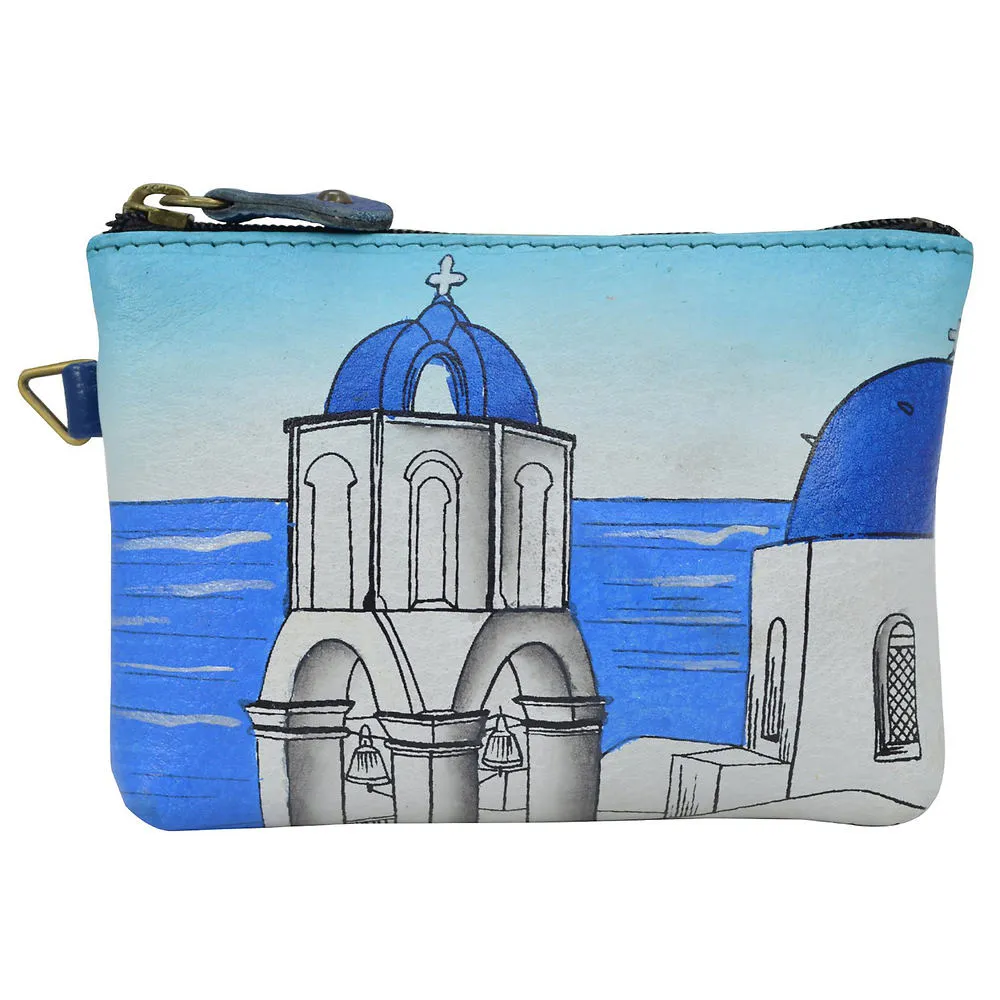 Anna by Anuschka Coin Pouch Blue Misc Accessories No Size