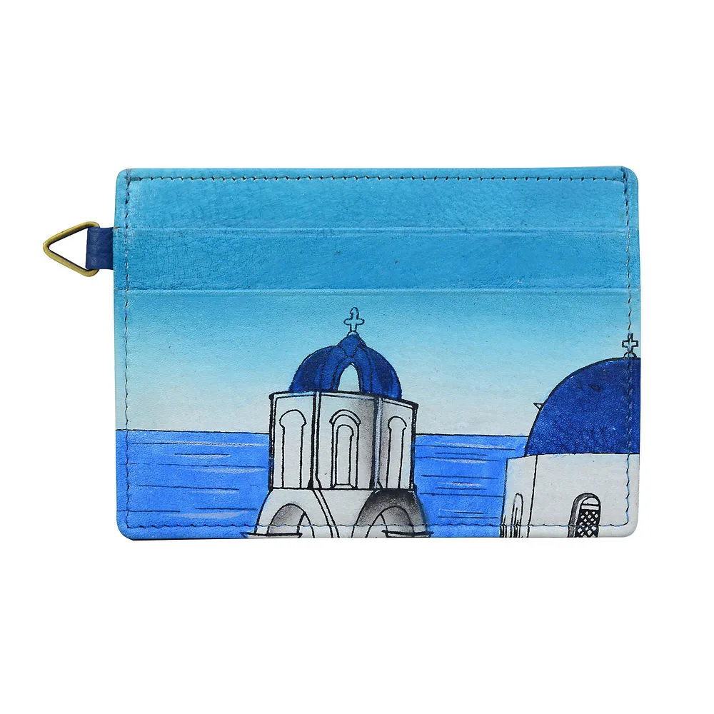 Anna by Anuschka Credit Card Case Blue Misc Accessories No Size