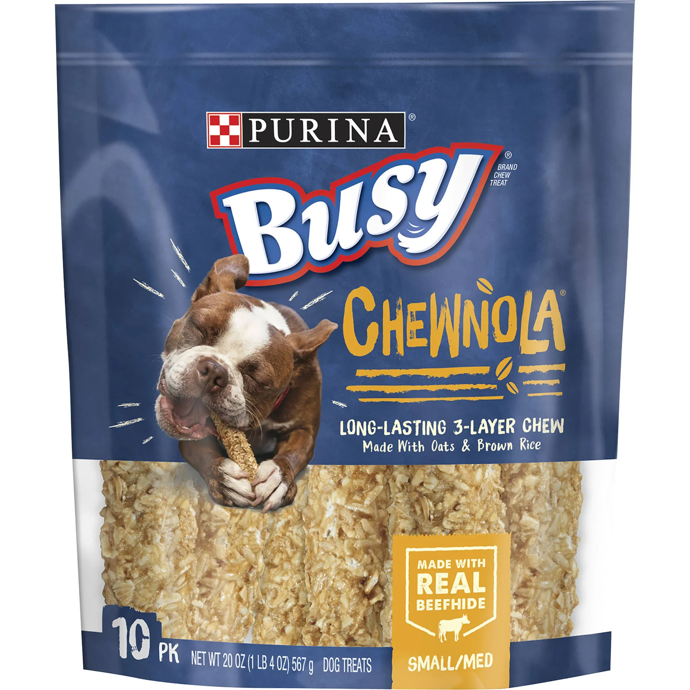 Purina Busy Chewnola Small/Medium Dog Treats 10 ct Bag