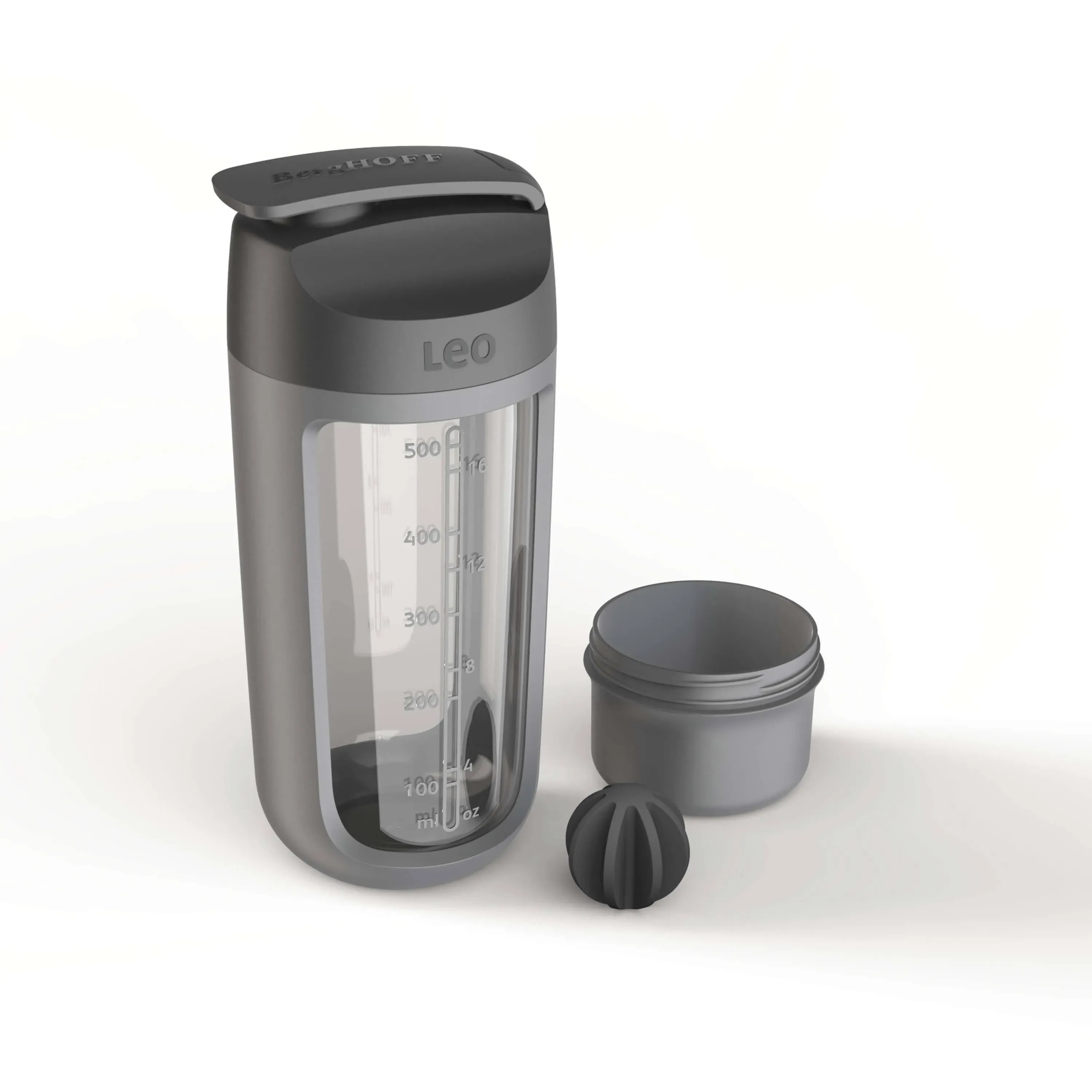 Leo To Go Shaker Bottle with Powder Compartment