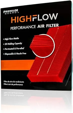 HIGHFLOW PA6280X, High Performance, Pre-Oiled Disposable Engine Air Filter | Fits 2023-14 Mazda CX-5, 2018-14 3, 2021-14 6, 2019-13 CX-5, 2018-14 3 Sport