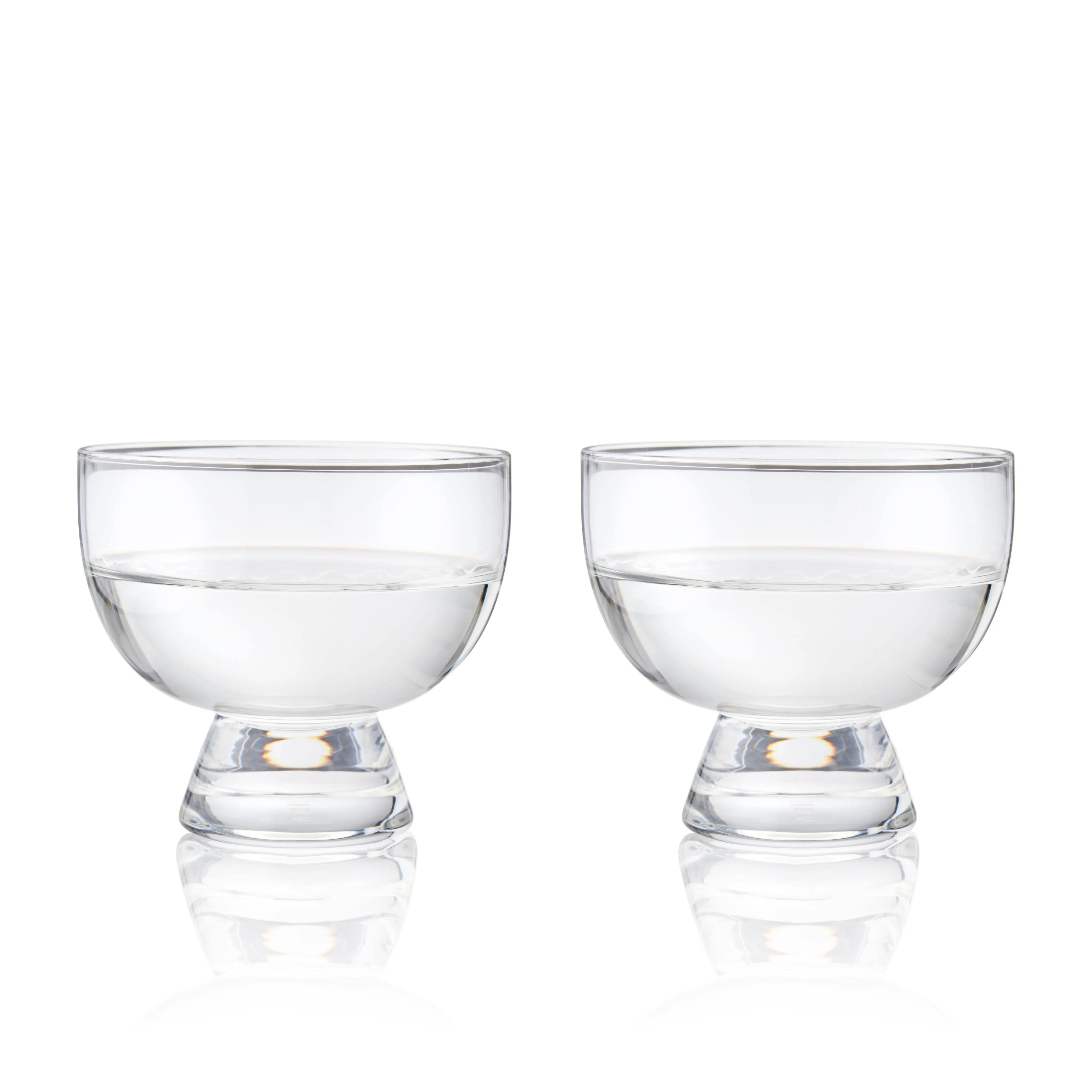 Viski Crystal Set of 2 Mezcal Glasses