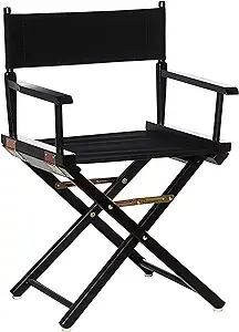 Casual Home 18" Director's Chair White Frame Canvas