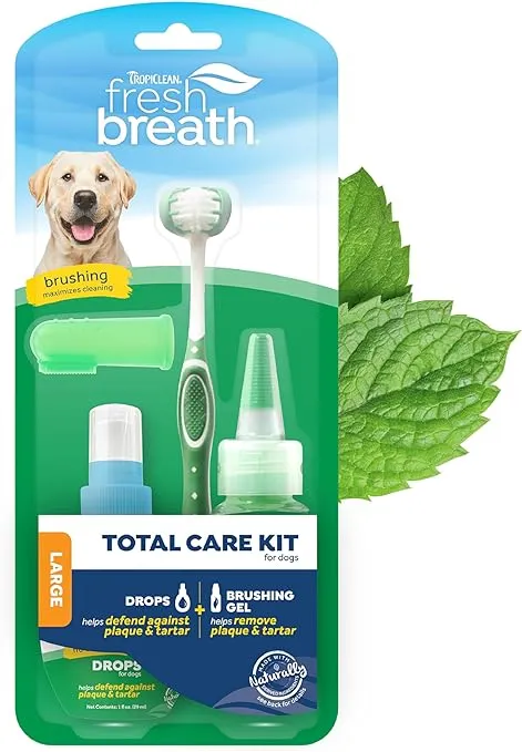 Tropiclean Fresh Breath Total Care Kit for Large Dogs