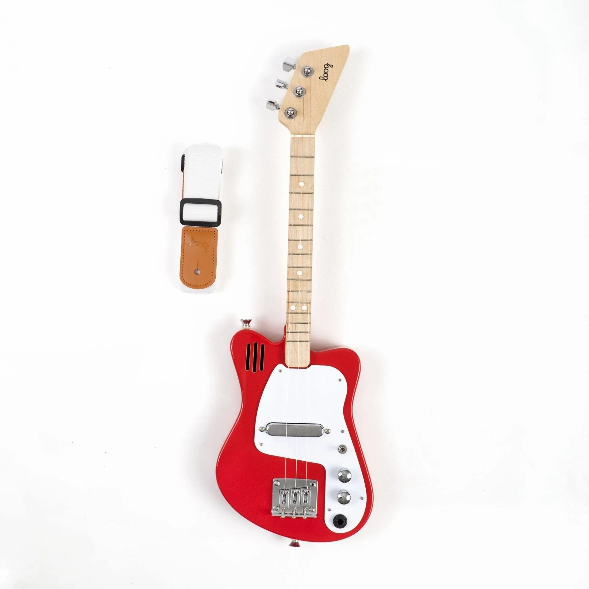 Loog Guitars - Mini Electric Guitar, Red