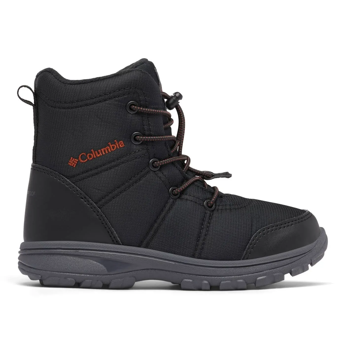 Columbia Big Kids' Fairbanks Omni-Heat Boot - Size 3 - Black