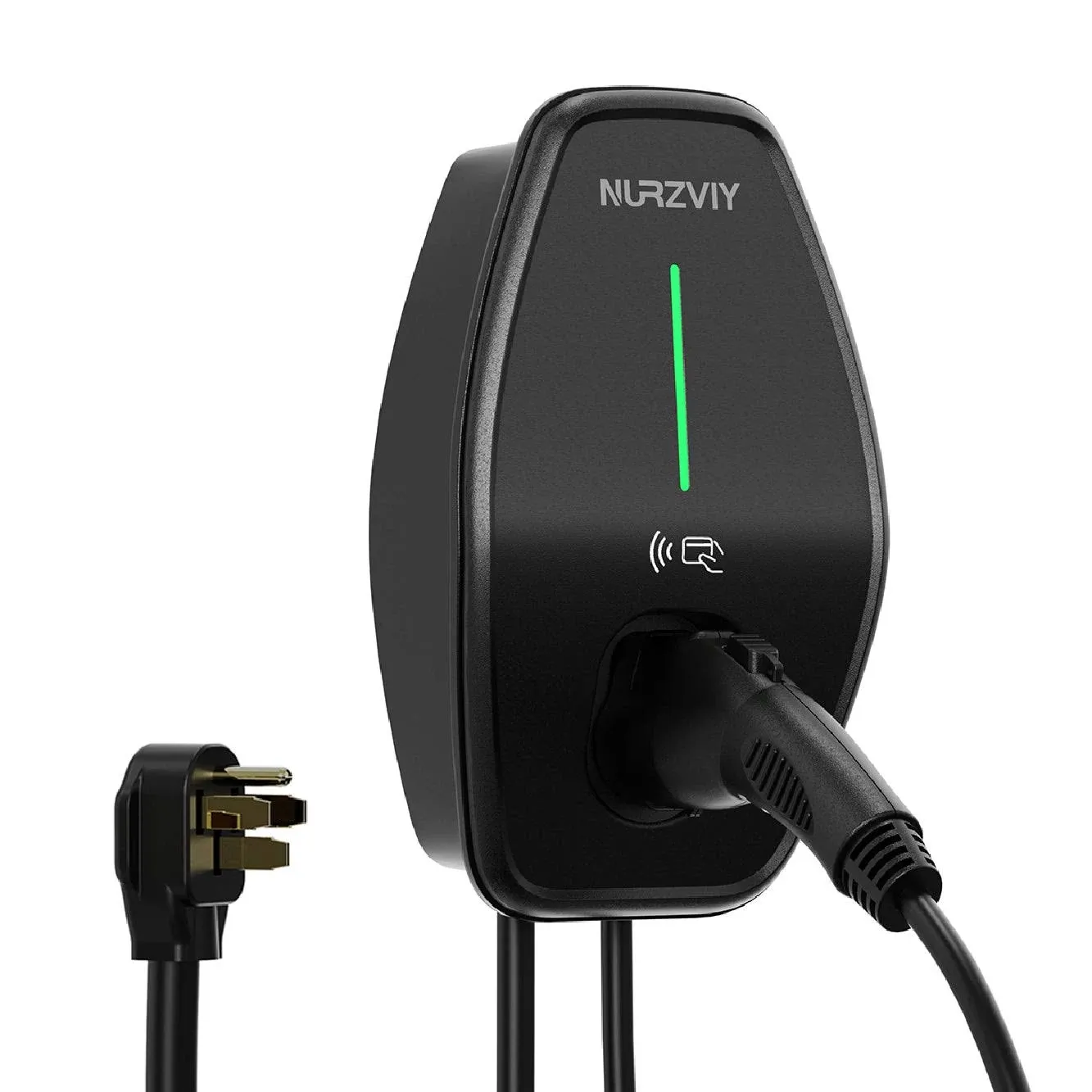 NURZVIY Level 2 Home EV Charger 32 Amp, NEMA 14-50, J1772 Univesal Charger