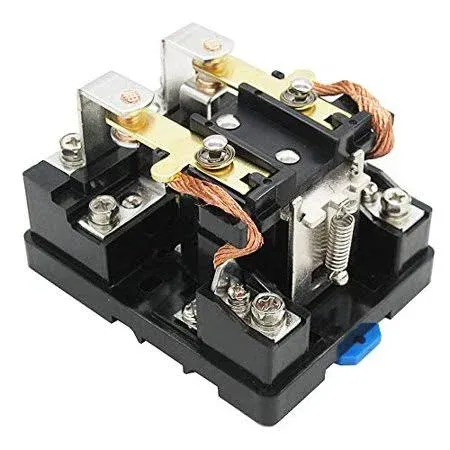 TWTADE/JQX-62F-2Z Coil Voltage AC 12V 80A DPDT Electronmagnetic Relay,High Power Relay (AC 12V)