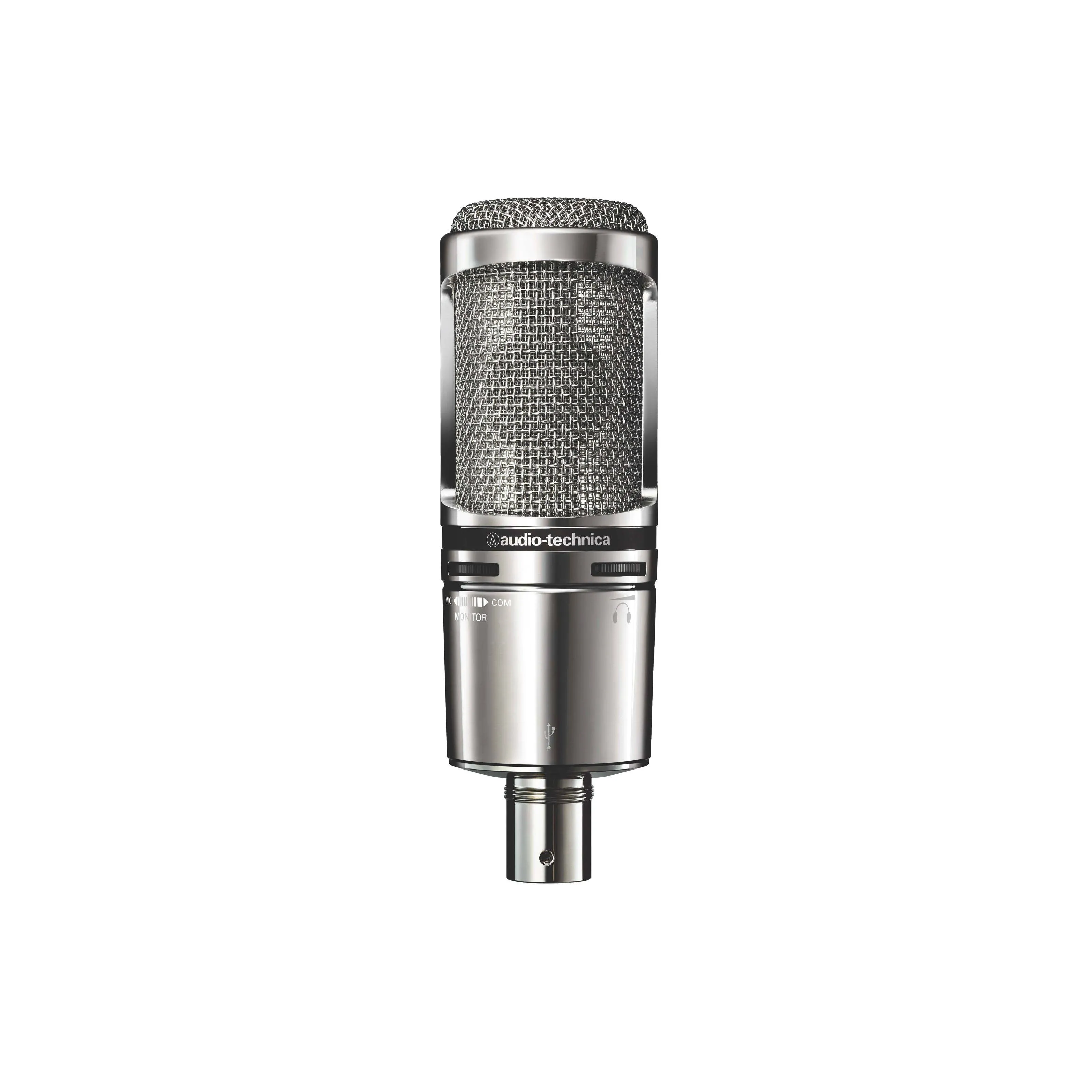 Audio-Technica At2020usb+v Cardioid Condenser USB Microphone *Limited Chrome Edition*