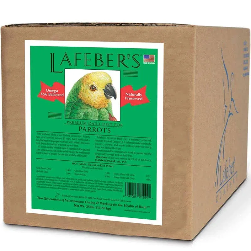 Lafeber Premium Parrot Daily Diet Pellets - 5 lbs