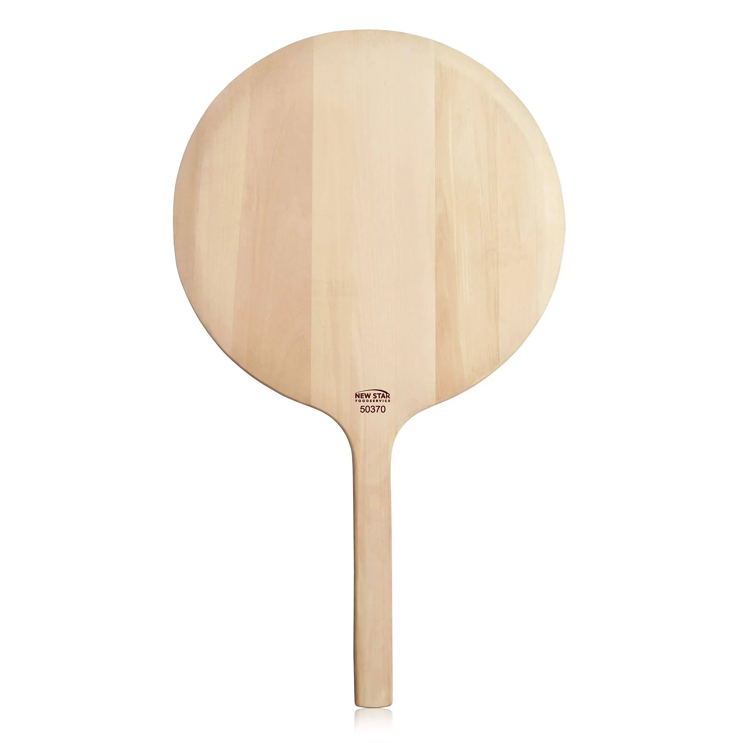 New Star Foodservice 50370 Wooden Pizza Peel, 19" Dia x 33" Overall Length