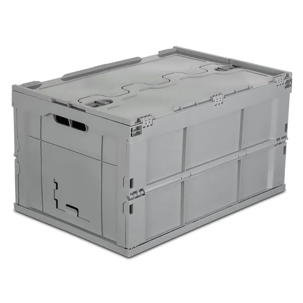 Mount-It! Collapsible Plastic Storage Crate