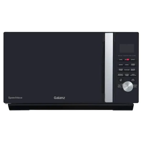 Galanz 1.6-Cu. ft. Counter-Top SpeedWave 3-in-1 Microwave Black