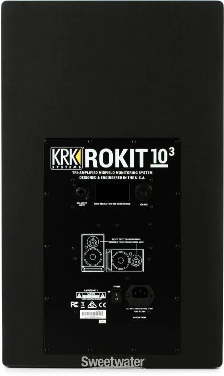 KRK Rokit 10-3 G4 10" 3-Way Powered Studio Monitor