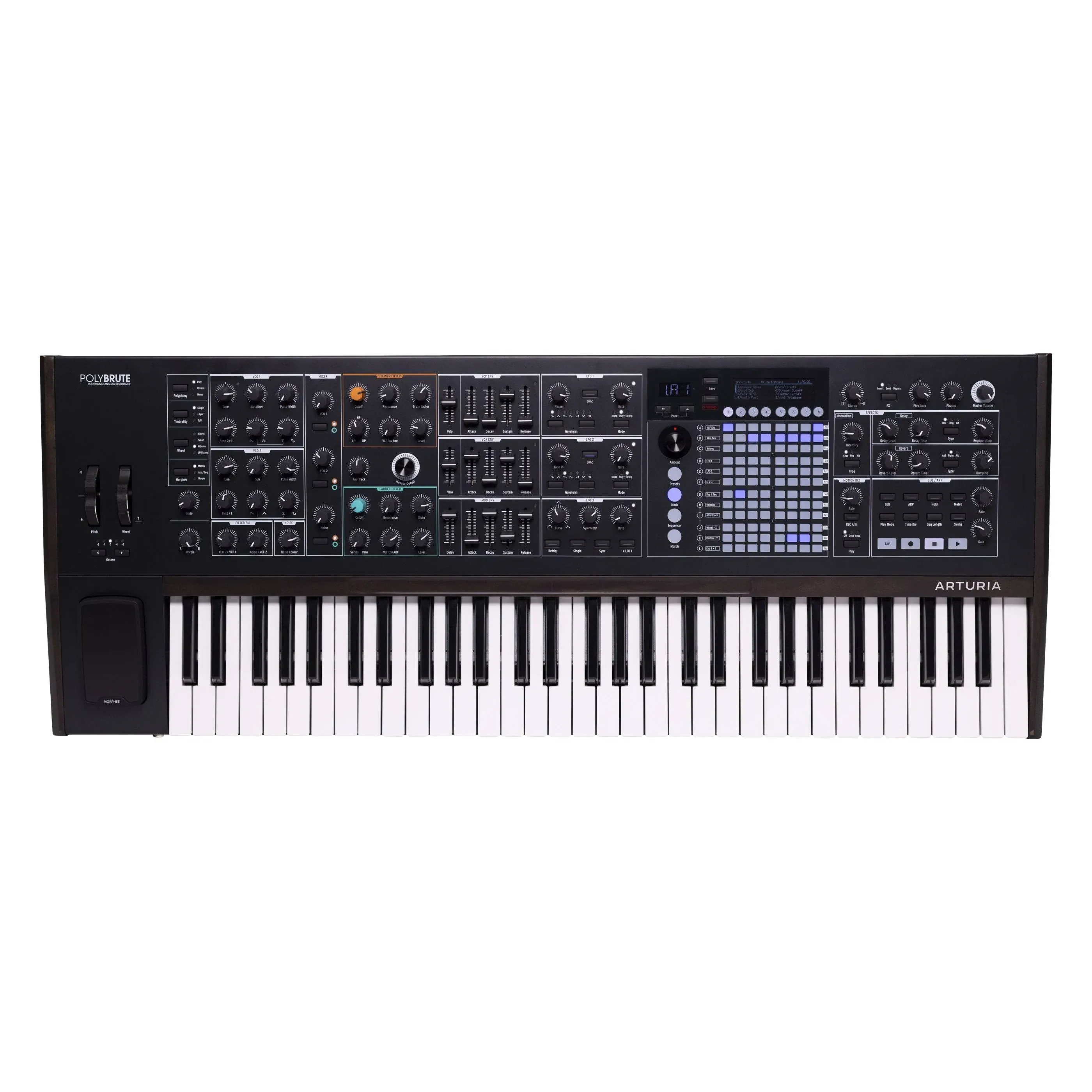 Arturia PolyBrute Noir 6-Voice Polyphonic Analog Synthesizer