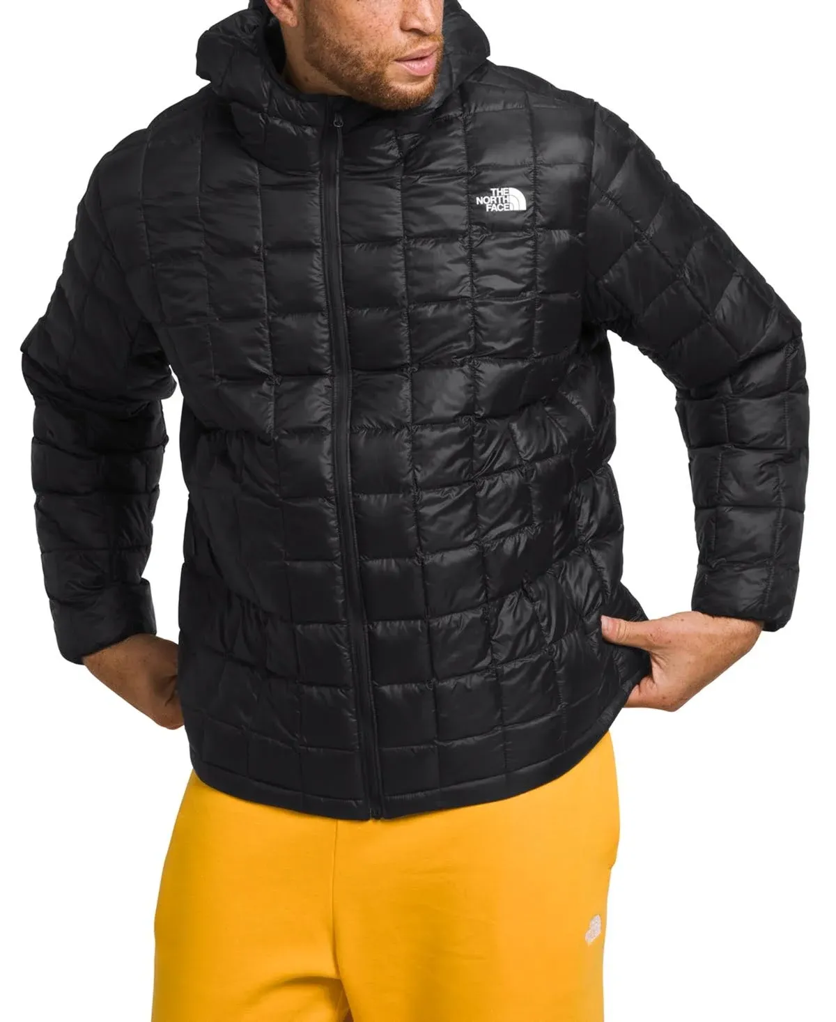 THE NORTH FACE Men's ThermoBall Eco Hoodie 2.0 (Standard and Big Size), TNF Black, 3X Big