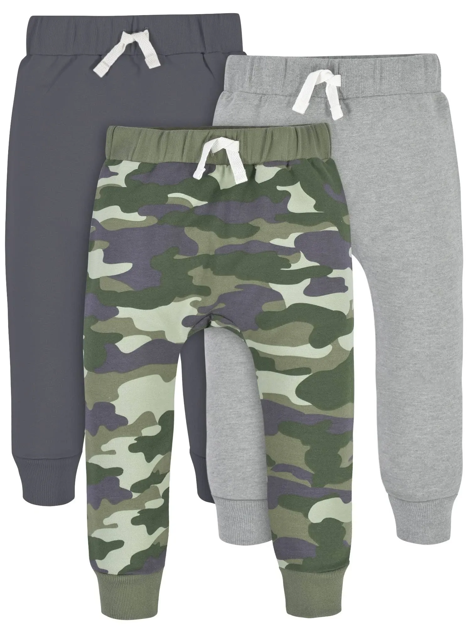 Gerber 3-Pack Baby & Toddler Boys Camo Premium Jogger - 5T