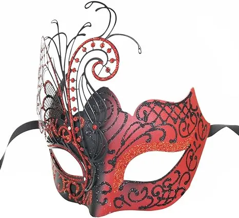 Ubauta Masquerade Mask for Women Venetian Mask/Halloween/Party/Ball Prom/Mardi ...