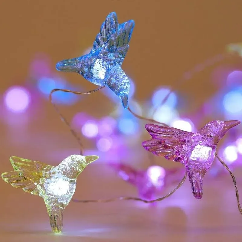 WSgift Hummingbird Decorative String Lights