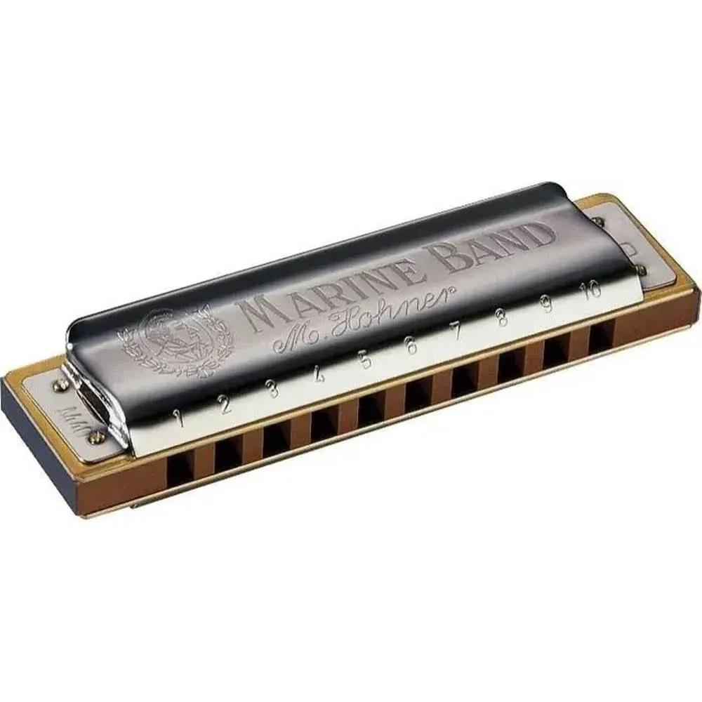 NEW HOHNER MARINE BAND 1896BX-F HARMONICA F HARP  FACTORY SEALED NEW WITH CASE