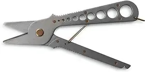 Barebones Herb Harvest and Strip Tool - Stainless Steel with Copper Accents - Your All-in-One Culinary Companion (Tumbled Steel)