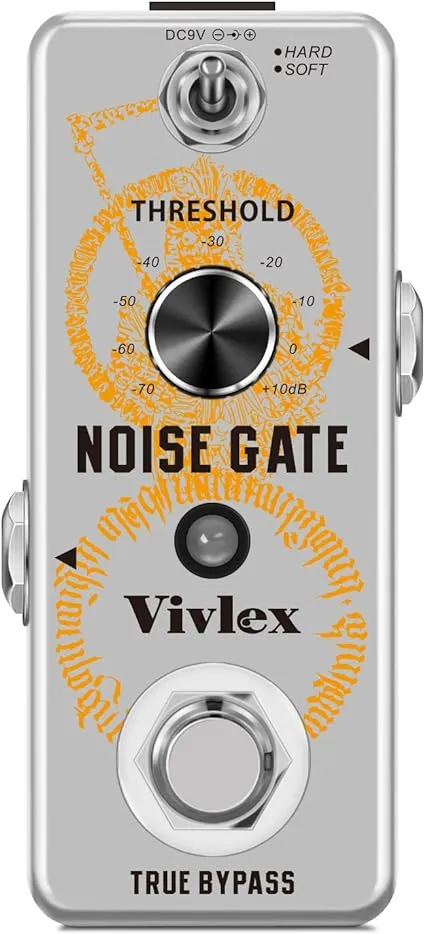 Vivlex LEF-319 Noise Gate Suppressor Noise Reduction Guitar Effects Pedal Noise ...