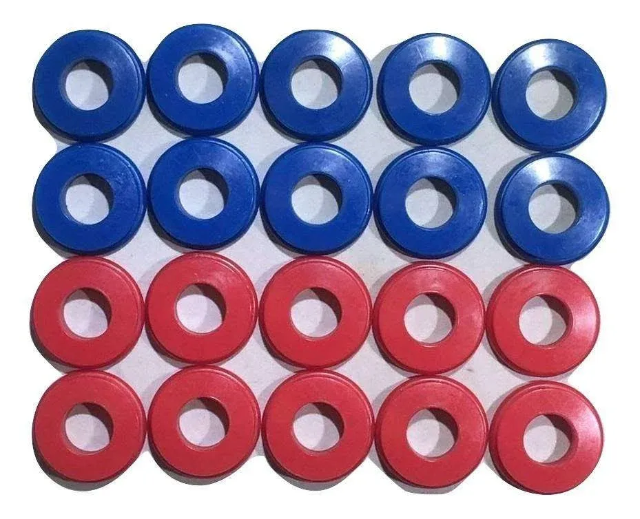 Polyurethane Gladhand Seals 10 Red & 10 Blue 20 Pack | UGS10RB