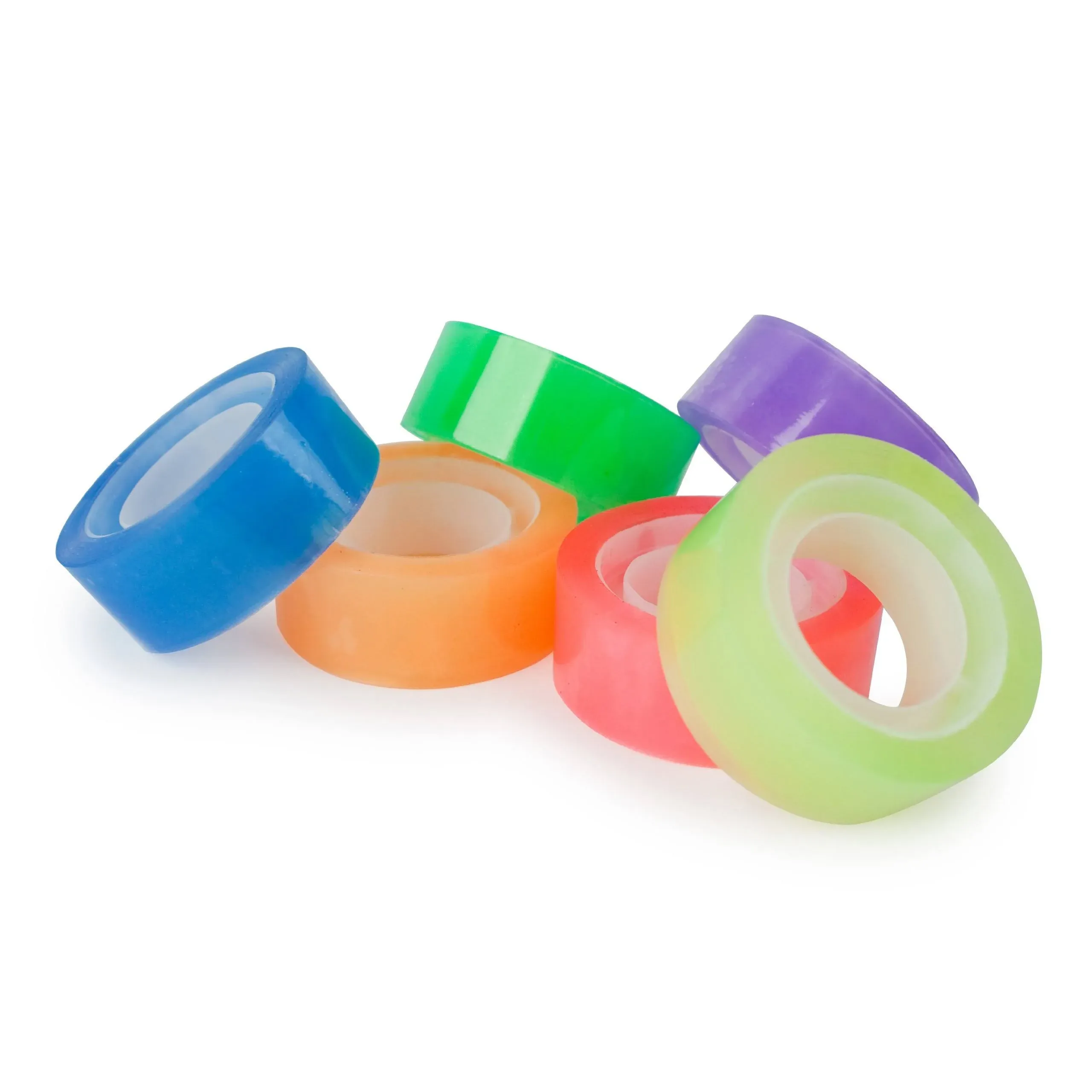 Kikkerland Neon Tape Assorted Set of 6