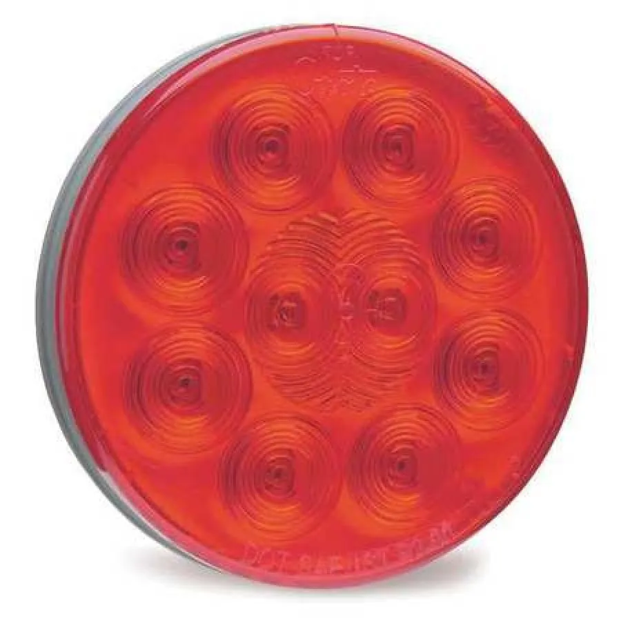 Grote 53252 SuperNova 4" 10-Diode Pattern LED Stop (Grommet Mount, Male Pin)