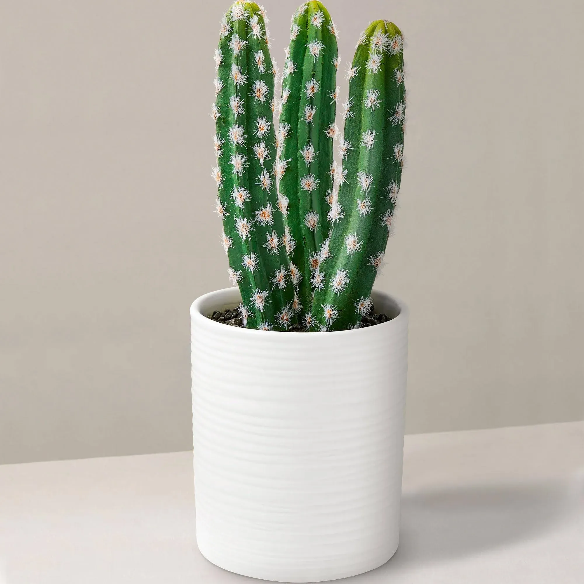 SEEKO Succulents Small Fake Plants Cereus Cactus