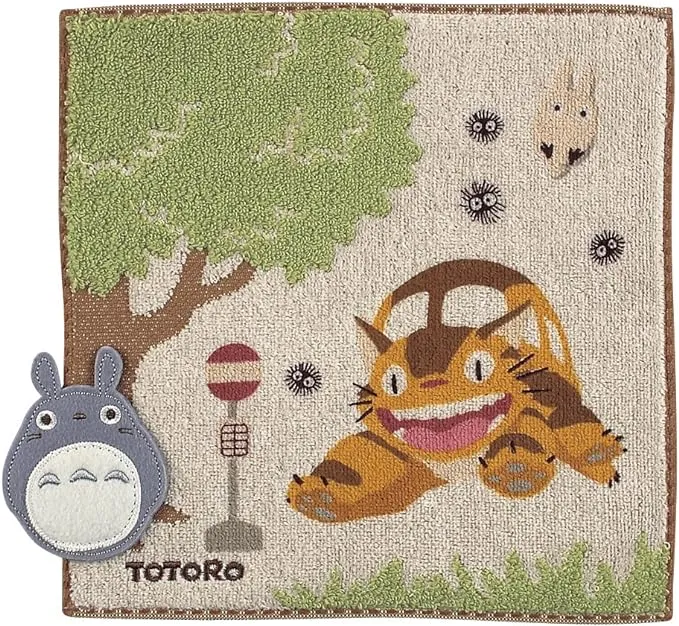 Studio Ghibli My Neighbor Totoro Face Towel Bus Stop