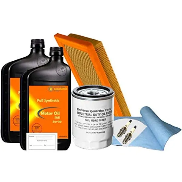 Replacement for Generac 0J93230SSM 20Kw-22Kw SM 999 Maintenance Kit (Synthetic Oil) by Universal Generator Parts