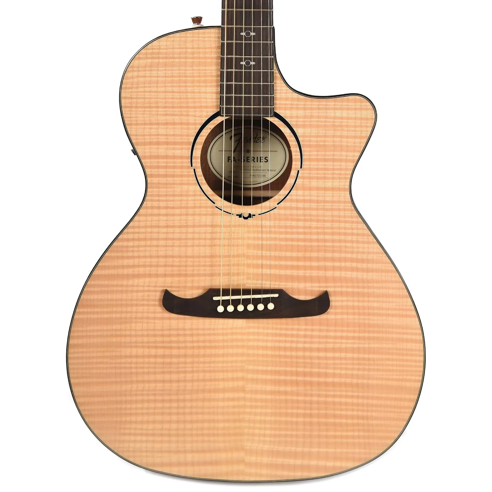 Fender FA-345CE Auditorium Acoustic-Electric Guitar Natural