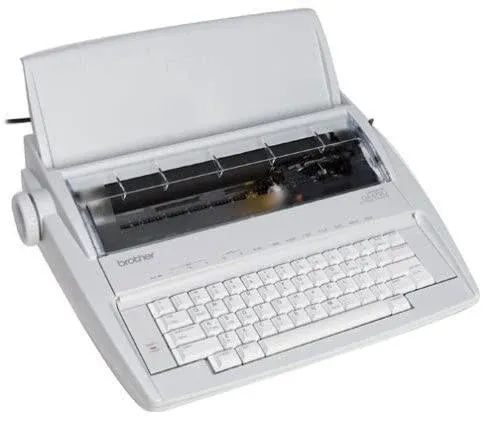 Around The Office Electronic Typewriter by Brotther Model Gx6750 with Dust Cover and Extra Supplies (Renewed)